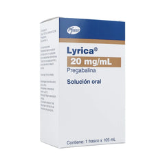 Pregabalina (Lyrica) Suspension 20 mg x 105 ml