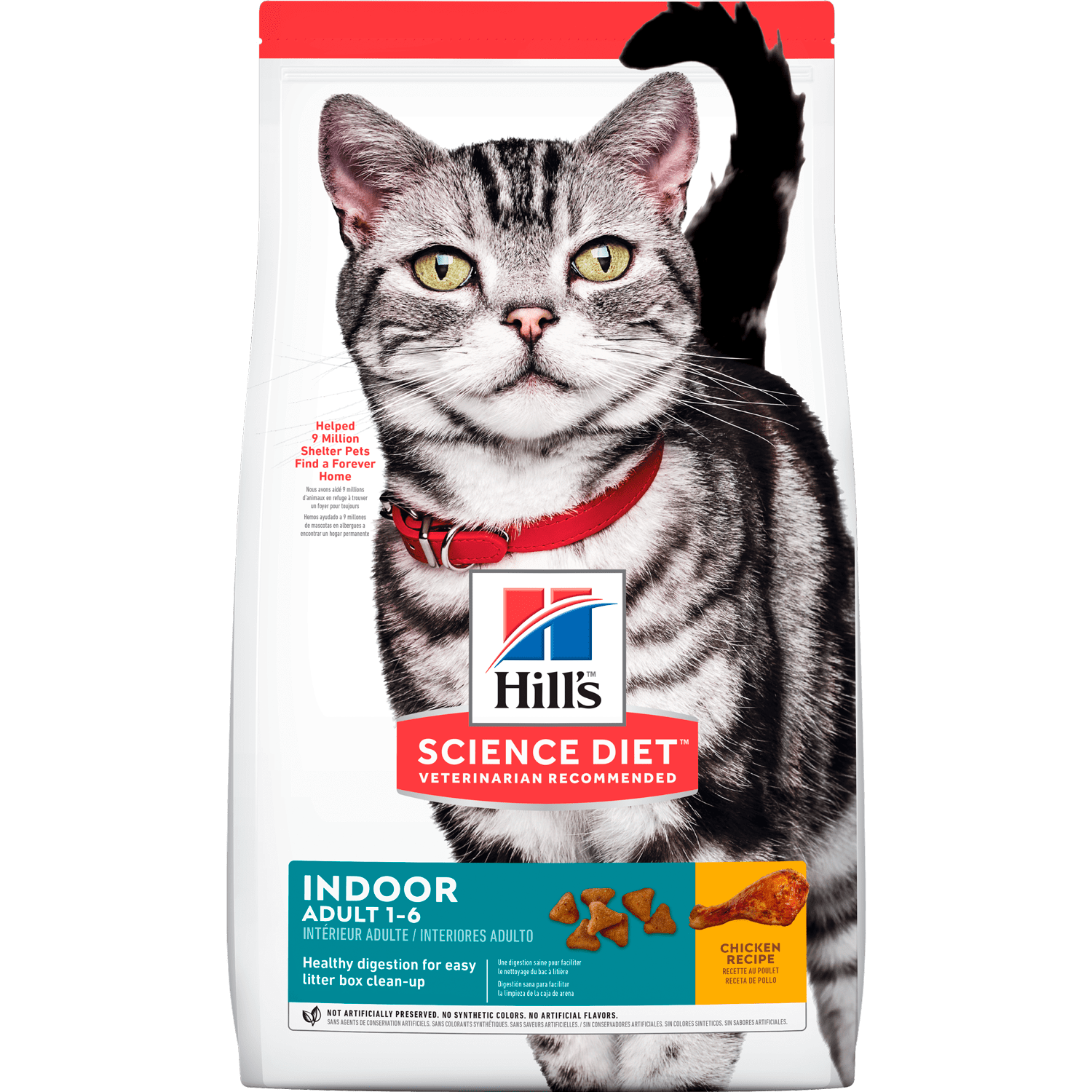 Hills Gato adulto indoor food X 3.5 lb