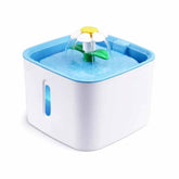 Fuente flor cuadrado