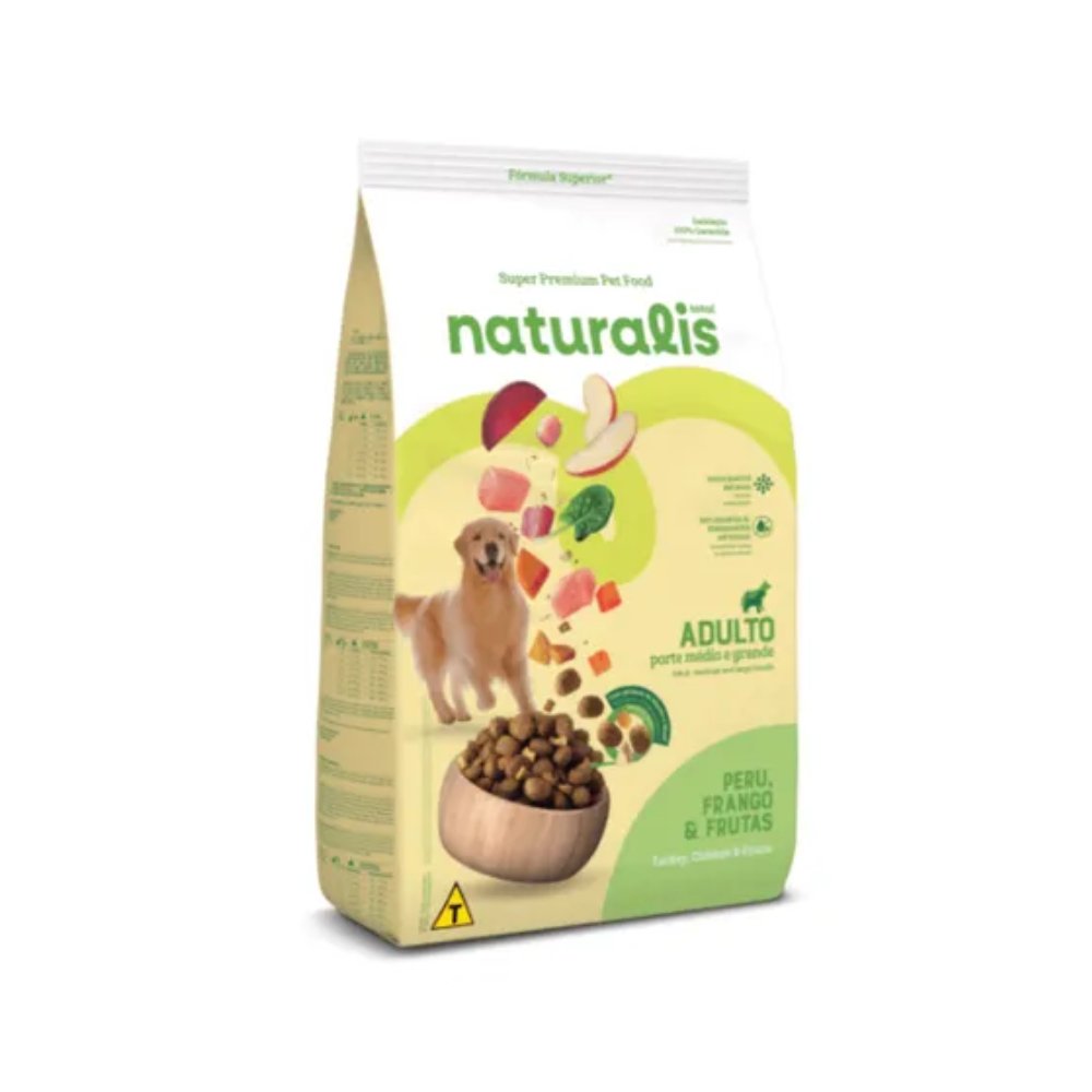 NATURALIS ADULTO FRANGO & PERU FRUTAS