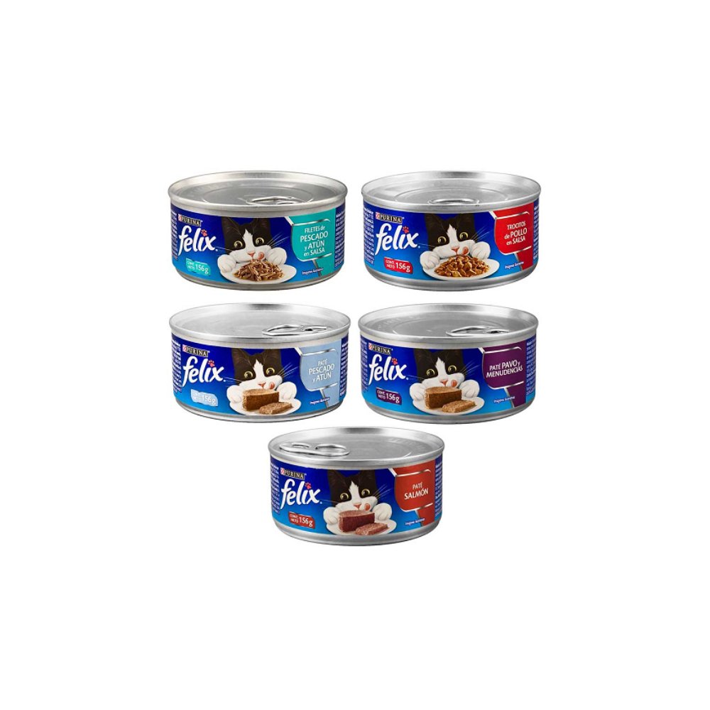 Patés Félix Gato x 156 g