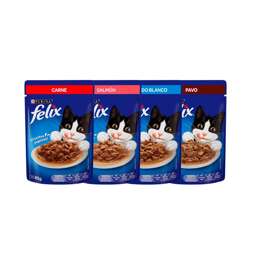 Sobres Felix Gato x 85g