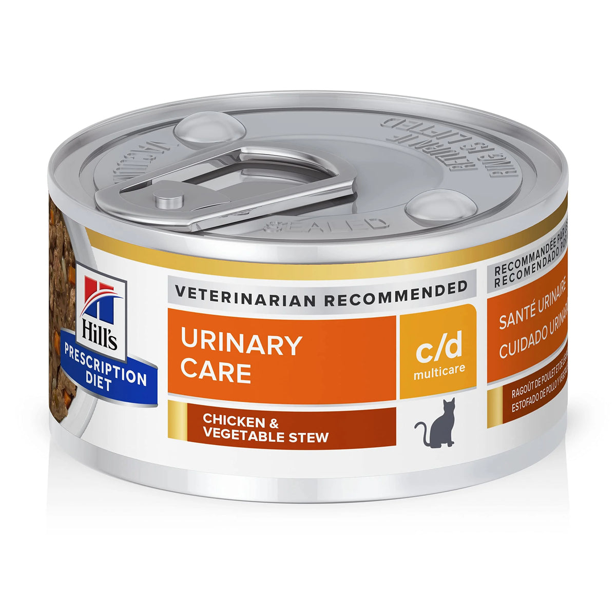 Hills c/d Multicare Gato Lata 156g - Salud Urinaria
