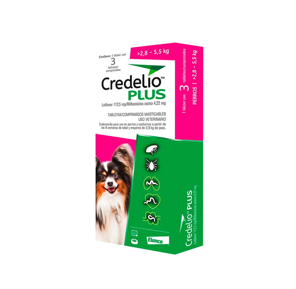 🐕 Credelio Plus - Antiparasitario Interno y Externo para Perros
