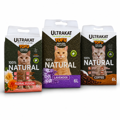 🌿 Arena de Tofu UltraKat 2.5 kg — Ecológica, Sin Polvo y Control Total de Olores