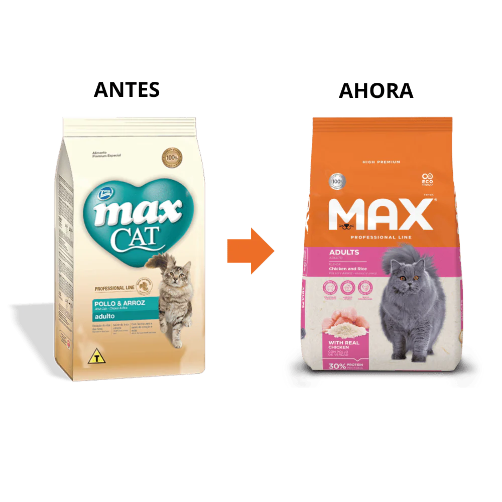Max Cat Adultos Pollo y Arroz