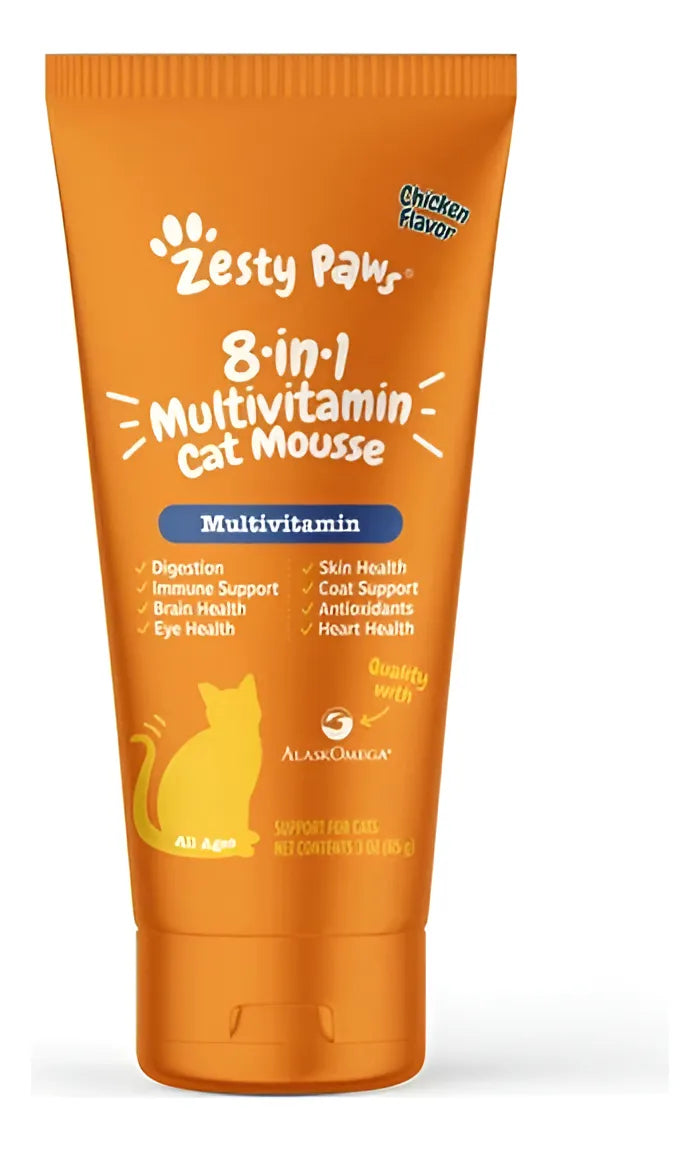 Zesty Paws 8 en 1 Multivitaminico Para Gatos