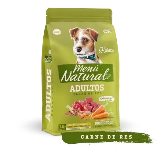 Menu Natural Carne De Res 1.5 kg