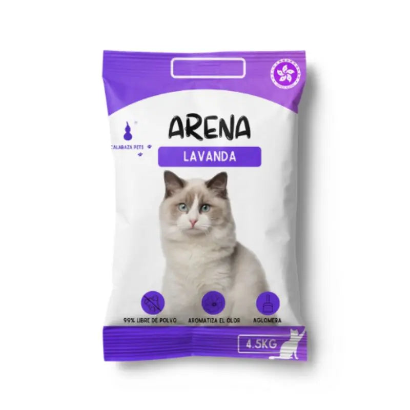 Arena Sanitaria Calabaza para Gatos