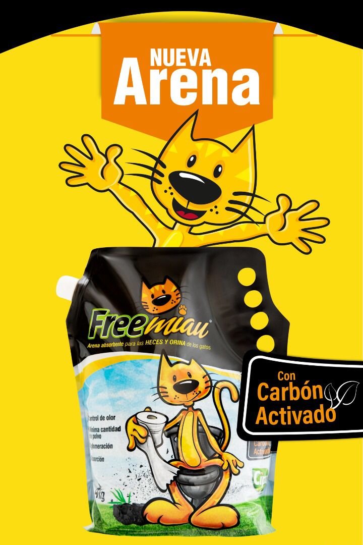 Arena Free Miau – Petmedellin