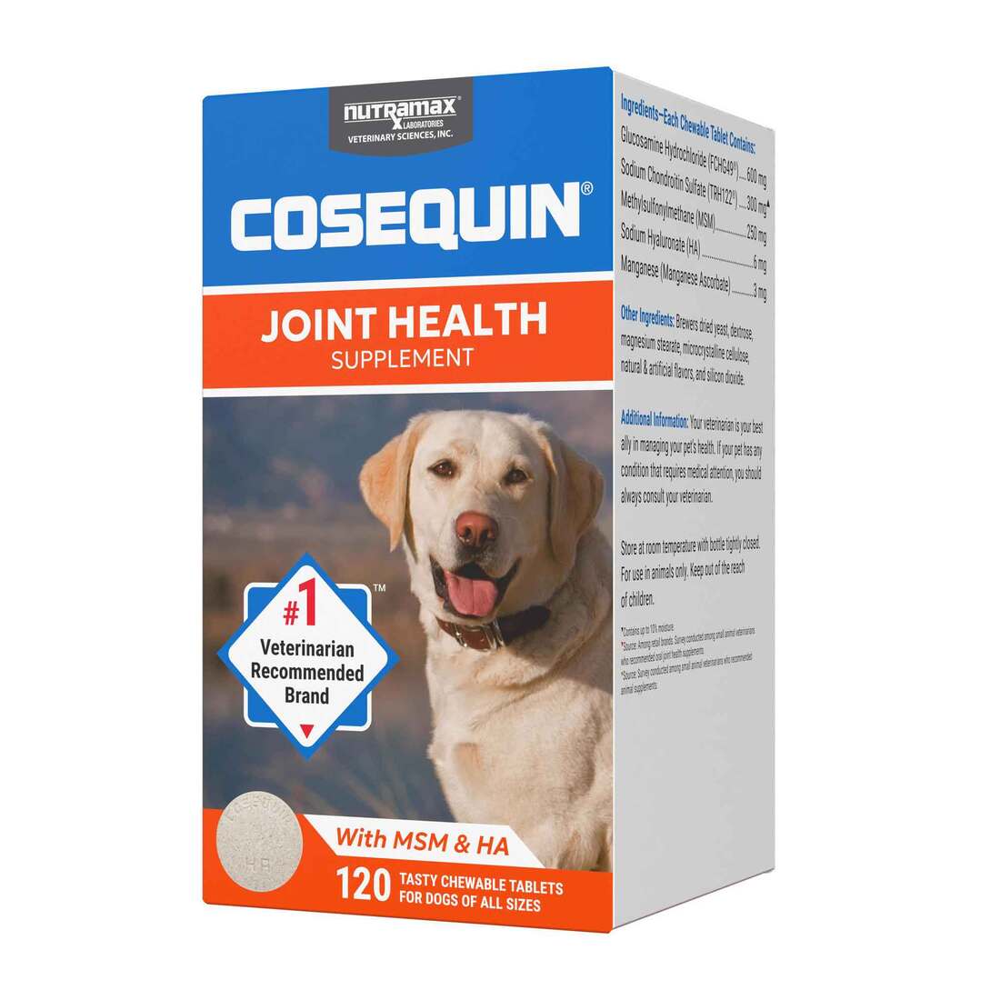 Cosequin Joint Health Tabletas - Suplemento Articular para Mascotas