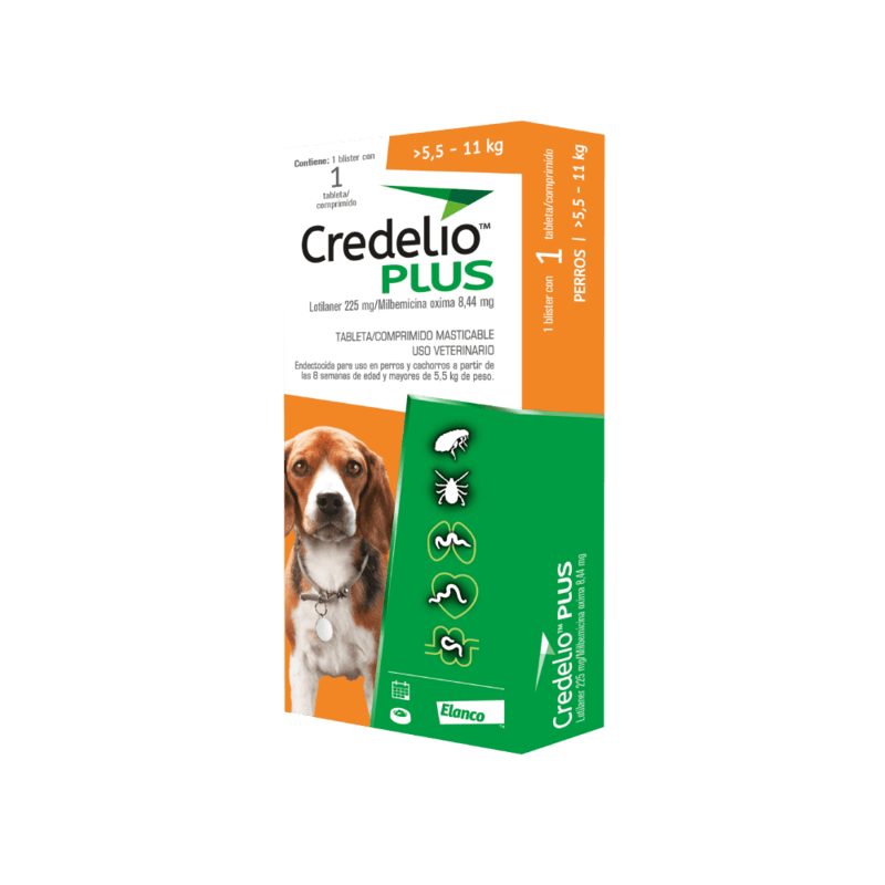 Credelio Plus  Perros Parasitos Internos y Externos.