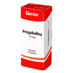 Pregabalina Capsulas 75 mg Blister x 10