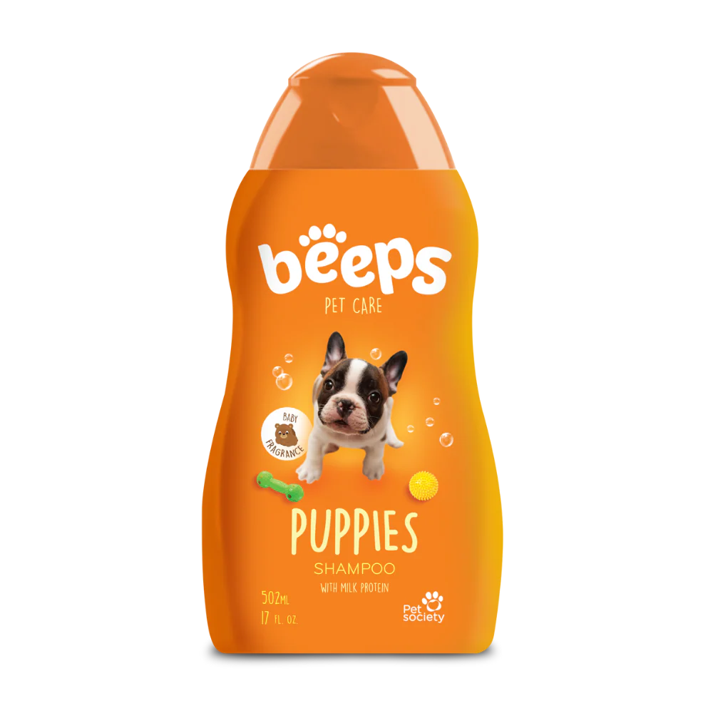 Shampoo Beeps para Perros y Gatos 500ml – Whitening, Puppies y 2 en 1