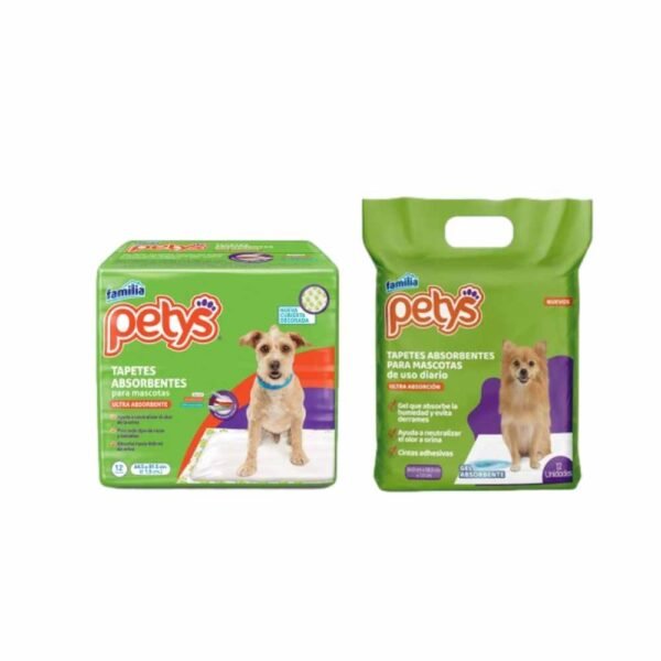 Petys Tapetes Absorbentes x 12 und.